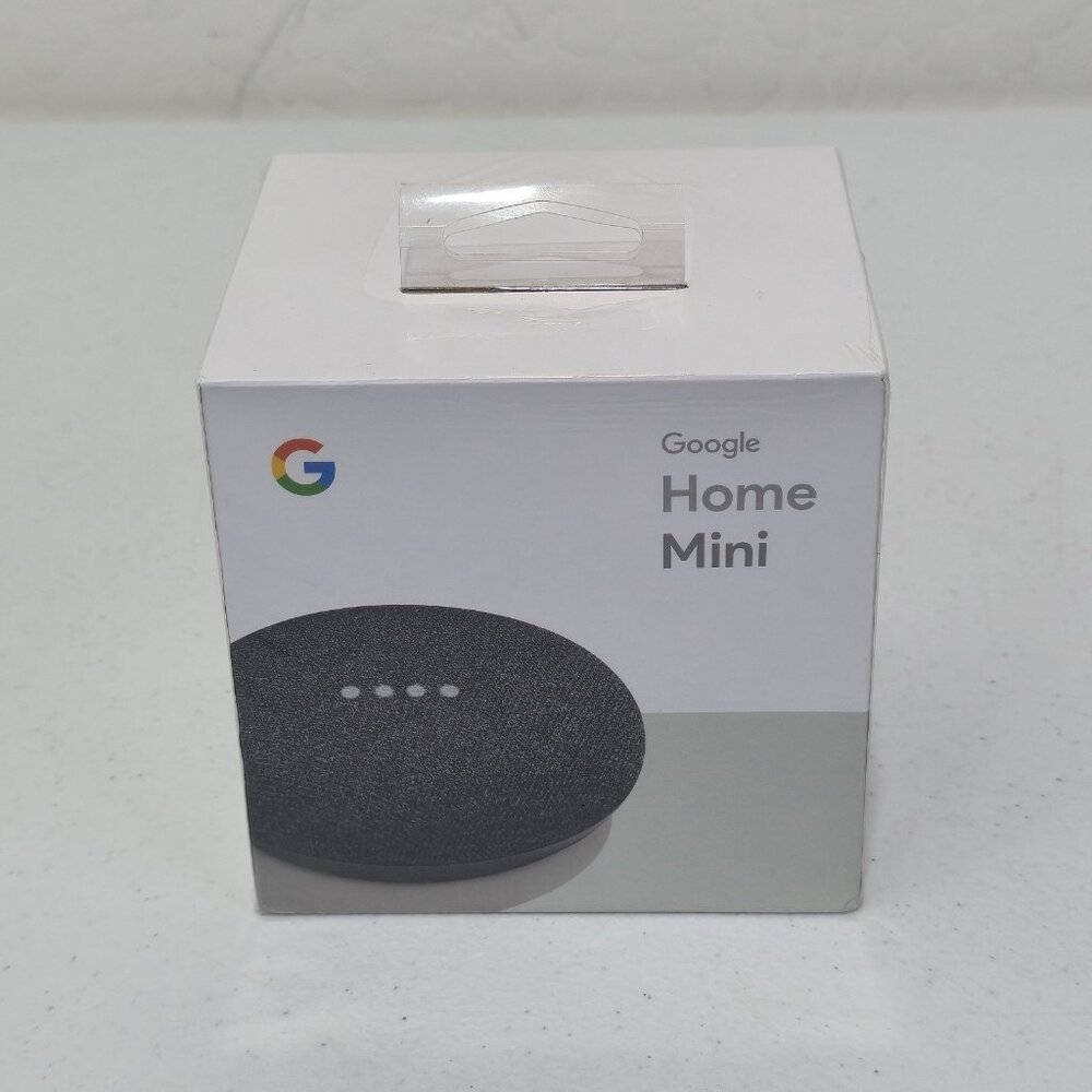 Google Home mini GA00216-US Charcoal NEW SEALED